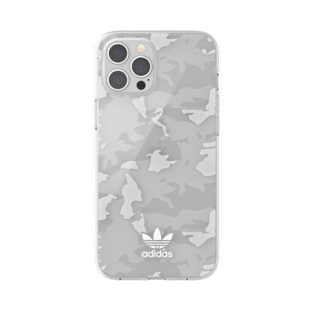 Adidas OR SnapCase Camo iPhone 12 Pro Ma x Klar / Weiß 43706