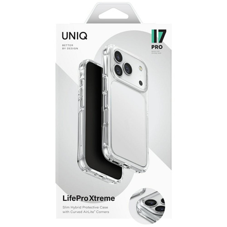 Etui UNIQ Lifepro Xtreme do iPhone 17 Pro przezroczysty