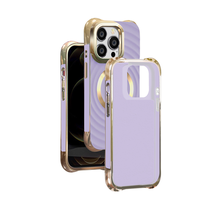 Nakładka Circle Glam Mag do iPhone 13 Pro Max 6,7" fioletowa