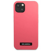 Karl Lagerfeld KLHCP13MSLMP1PI iPhone 13 6.1 &quot;Hardcase fuchsia / fuchsia Silicone Plaque