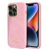Guess Croco Collection - Etui iPhone 14 Pro (różowy)