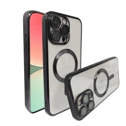Metal Case MagS iPhone 15 Plus Black