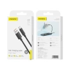 FONENG cable XS07 USB-C 3A 1M Black