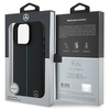Mercedes nakładka do iPhone 16 Pro 6,3&quot; MEHMP16L23RURBK Hardcase MB Blue Line Leather MagSafe czarna