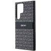 DKNY DKHCS24LPRTHSLK S24 Ultra S928  czarny/black hardcase Leather Mono Stripe & Metal Logo