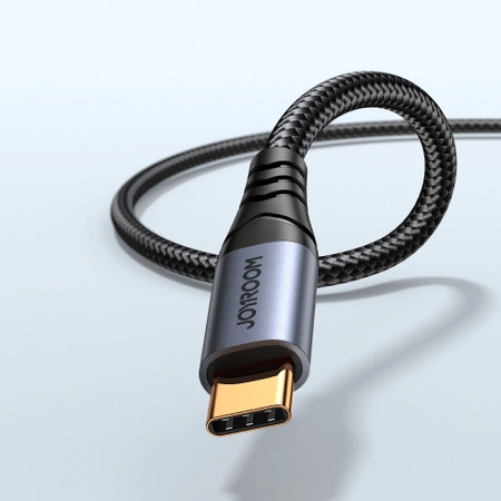 Joyroom Stereo-Audiokabel AUX 3,5 mm Miniklinke – USB-C für Telefon 1,2 m schwarz (SY-A07)