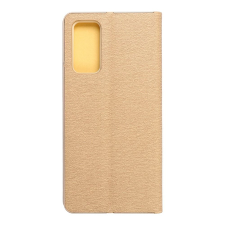 Kabura LUNA Book Gold do SAMSUNG S20 FE / S20 FE 5G złoty