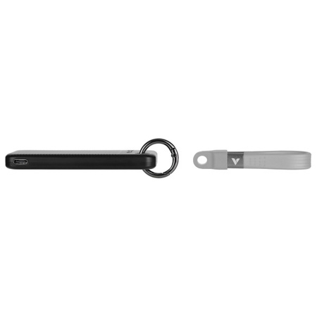 Verbatim Dysk SSD 1TB - brelok do kluczy  z kablem USB 3.2 gen.2 czarno-szary/black-grey 32190