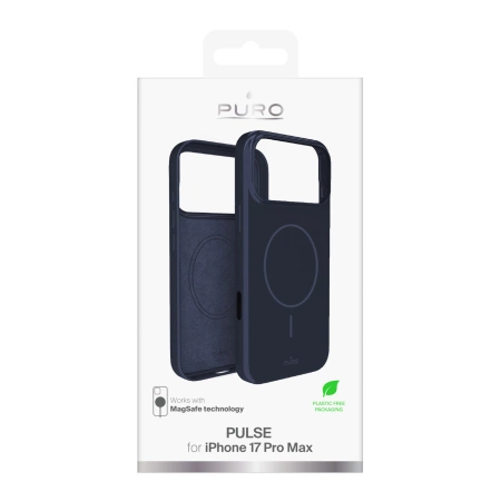 Etui ochronne Puro Pulse na iPhone 17 Pro Max poliwęglanowe - ciemnoniebieskie