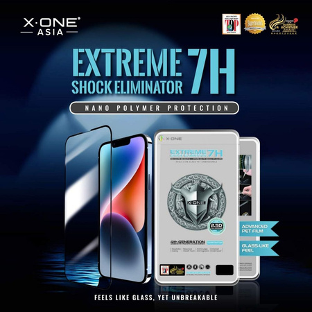 Szkło hartowane X-ONE Extreme Shock Eliminator 4th gen. - do iPhone 14 Pro/15