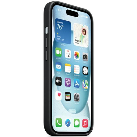 Etui Apple MT423ZM/A iPhone 15 Plus / 14Plus 6.7" MagSafe czarny/black FineWoven Case