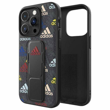 Adidas SP Grip Case iPhone 14 Pro schwarz/schwarz/bunt 50251