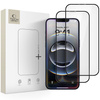 Gehärtetes Glas IPHONE 13 / 13 PRO / 14 / 16E Tech-Protect Glass Fit+ 2-Pack schwarz