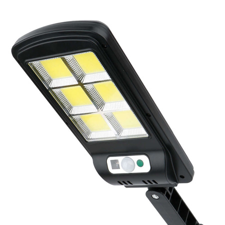 Lampa solarna LED SUNARI FLS-01 6*COB PIR 10W 800lm 6000K 2400mAh Li-Ion + pilot Forever Light