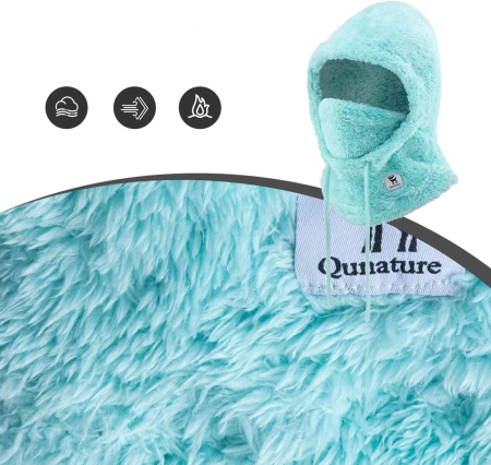 Qunature Arctic Velvet Ski Balaclava Size L - Mint