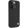 Original Case IPHONE 14 PRO BMW Leather Quilted (BMHCP14L22RQDK) black