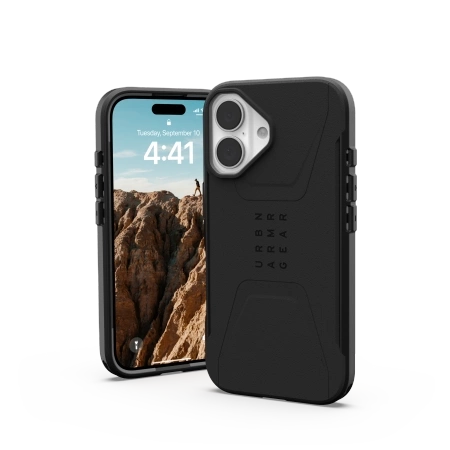 UAG Civilian Magsafe Hülle für iPhone 16 – Schwarz