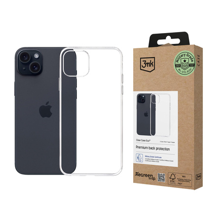 3MK ClearCase Eco iPhone 15 GRS CU 1304127
