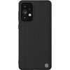 Nillkin Textured Case wytrzymałe wzmocnione etui z żelową ramką i nylonem na tyle Samsung Galaxy A73 czarny