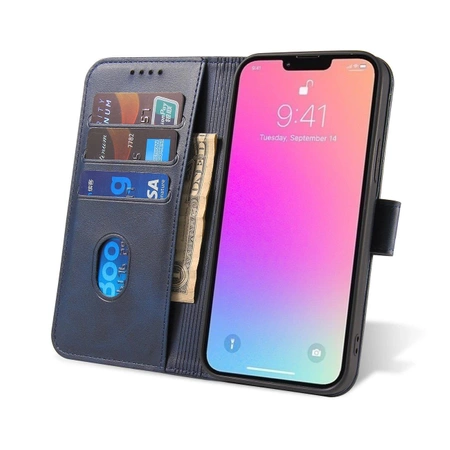 Magnet Case case for Samsung Galaxy S23+ flip cover wallet stand blue