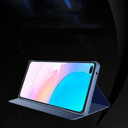 Clear View Case etui Huawei nova 8i pokrowiec z klapką czarne
