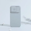 Nillkin CamShield Silky Silicone Case etui iPhone 14 Pro Max silikonowy pokrowiec z osłoną na aparat niebieskie