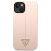 Guess Silicone Triangle Logo - Etui iPhone 14 (różowy)