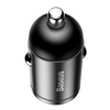 Baseus Tiny Star PPS mini inteligentna ładowarka samochodowa USB 30W Quick Charge 3.0 szary (VCHX-A0G)