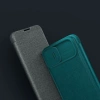 Nillkin Qin Cloth Pro Case Hülle für iPhone 14 Plus Kamera Cover Holster Cover Flip Case Blau