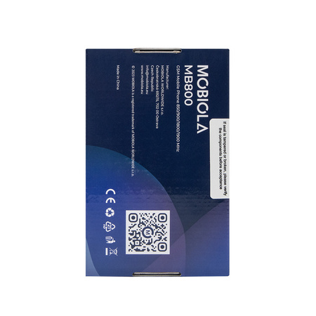 TELEFON GSM MOBIOLA  MB800 NIEBIESKI 2G TELEFON DLA SENIORA