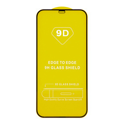 Szkło hartowane 9D do iPhone 13 Mini 5.4" czarna ramka