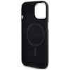 Karl Lagerfeld FW Metal Plate MagSafe iPhone 15 Case - Black