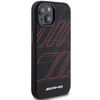 AMG AMHMP15S23SSPK iPhone 15 / 14 / 13 6.1" czarny/black hardcase Silicone Large Rhombuses Pattern MagSafe