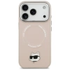 Karl Lagerfeld Choupette Pin MagSafe Case for iPhone 17 Pro - Pink