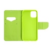 Kabura Fancy Book do IPHONE 15 PRO MAX granatowy / limonkowy