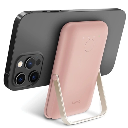Powerbank Uniq Hoveo magnetic 5000mAh USB-C 20W PD - pink