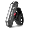 Zestaw lampek rowerowych Wozinsky WSBLB2 przednia (400 lm) i tylna USB-C - czarny