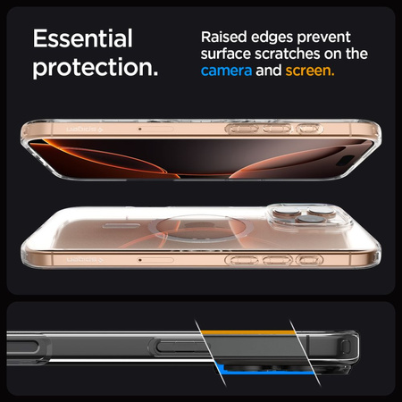 ETUI SPIGEN LIQUID CRYSTAL MAG MAGSAFE IPHONE 16 PRO CLEAR