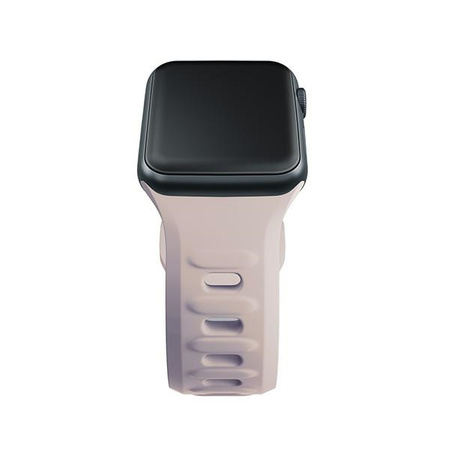 3MK Silicone Watch Strap różowobeżowy/ latte dla Apple Watch 38/40/41mm