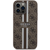 Guess 4G Printed Stripes MagSafe-Hülle für iPhone 15 Pro Max – braun
