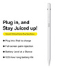 BASEUS rysik do telefonu pojemnościowy Stylus Writing 2 Lite LED (wersja aktywna + kabel USB A do Lightning 8-pin) 130 mAh biały P80015806211-03/BS-PS028