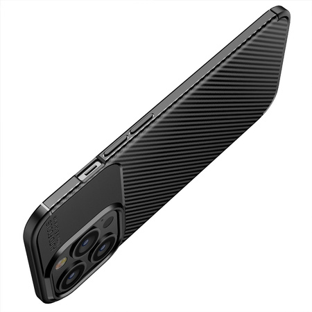 Futerał CARBON PREMIUM do IPHONE 7 / 8 / SE 2020 / SE 2022 czarny