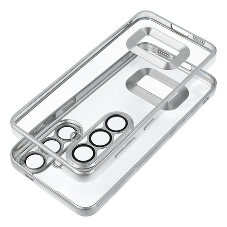Futerał GLAM do SAMSUNG A34 5G srebrny