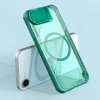 Etui Nillkin Iceblade Prop Magnetic z osłoną na aparat i podstawką na iPhone 16e - zielone