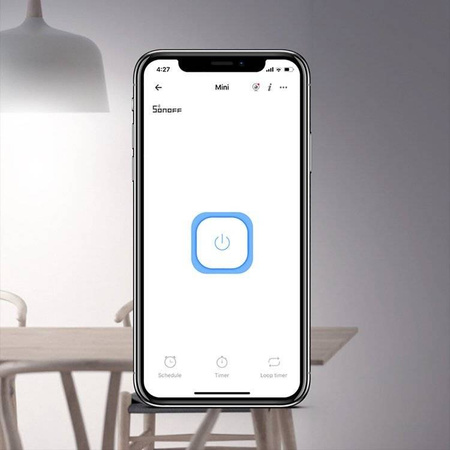 Sonoff MINI R2 WI-FI dopuszkowy przekaźnik przełącznik sterownik Wi-Fi do 10 A biały (M0802010010)