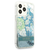Guess GUHCP13XLFLSN iPhone 13 Pro Max 6.7 &quot;grün / grünes Hardcase Flower Liquid Glitter