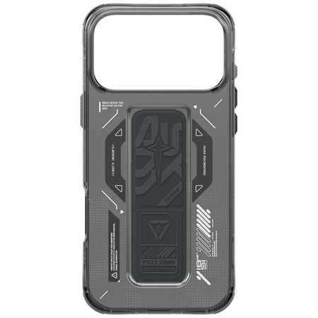 Etui Skinarma Helio do iPhone 17 Pro Max Magnetic Charging + Grip Stand grafitowy