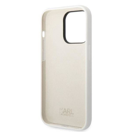 Karl Lagerfeld Silicone NFT Choupette - Etui iPhone 14 Pro Max (biały)