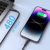 Joyroom USB C - Lightning 20W Kabel der Surpass-Serie für schnelles Aufladen und Datenübertragung 0,25 m schwarz (S-CL020A11)