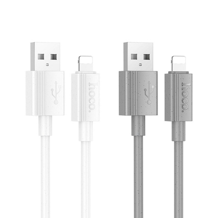 HOCO kabel USB A do Lightning 2,4A X107 1 m biały